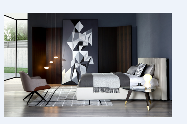 HX 意式現代簡奢臥室家具 1床